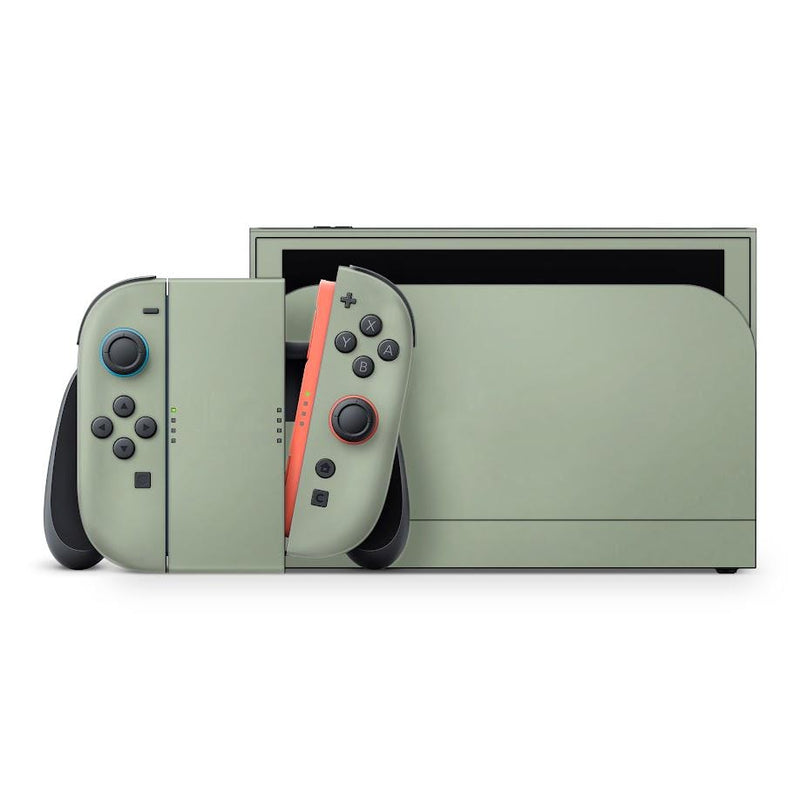 Nintendo Switch 2 Skin Decal | Celadon Green Vinyl Wrap | Protective Gaming Console Cover