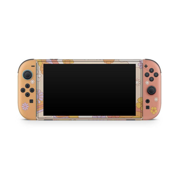 Hippie Retro Flower Power Skin for Nintendo Switch 2 – 3M Vinyl Decal