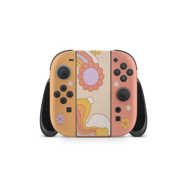 Hippie Retro Flower Power Skin for Nintendo Switch 2 – 3M Vinyl Decal