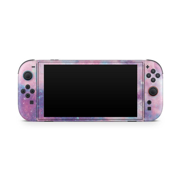 Nintendo Switch 2 Skin  Galaxy Nebula Pink - Purple Cosmic Design | Console & Joy-Con Decal Wrap