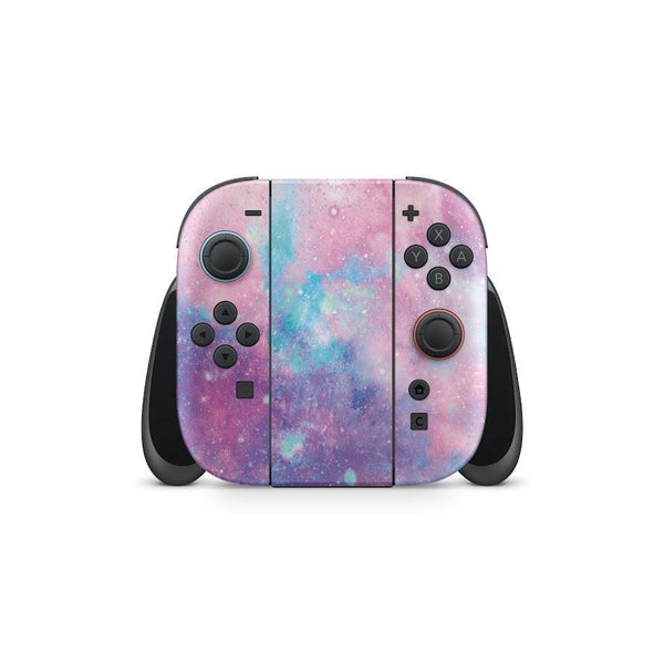 Nintendo Switch 2 Skin  Galaxy Nebula Pink - Purple Cosmic Design | Console & Joy-Con Decal Wrap