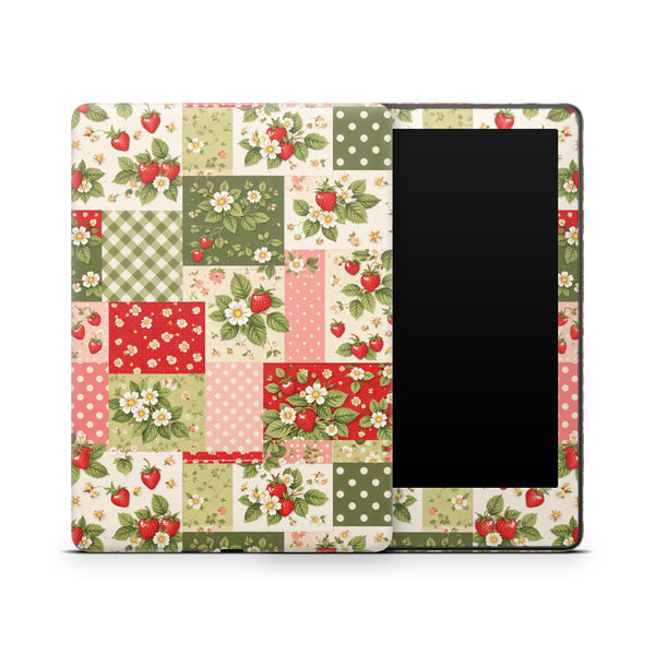 Patchwork Kindle Decals Skins Full Wrap