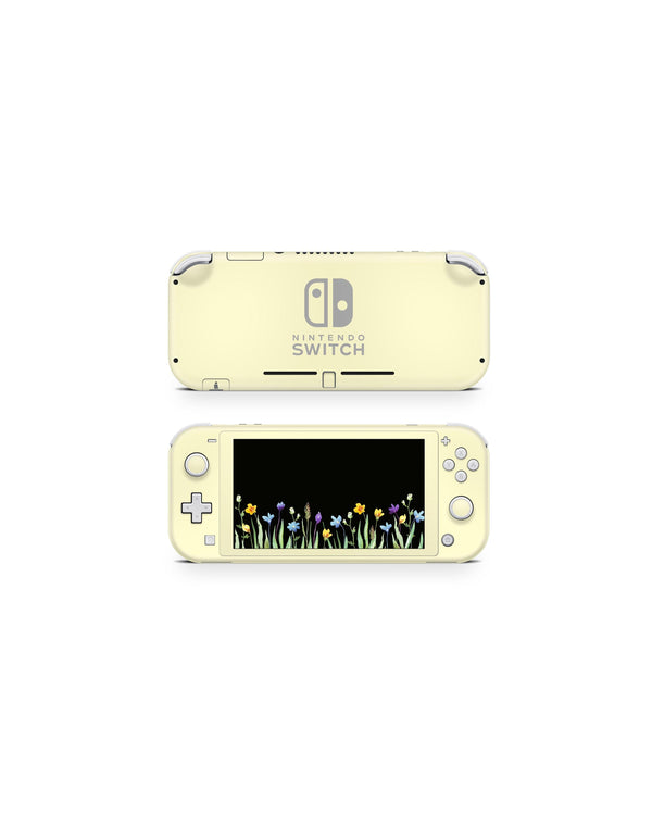 Nintendo Switch Lite Skin Decal For Game Console Pastel Yellow