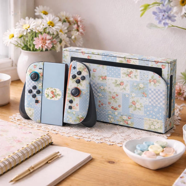 Nintendo Switch 2 Skin Pastiche Flowers Full Wrap Cover
