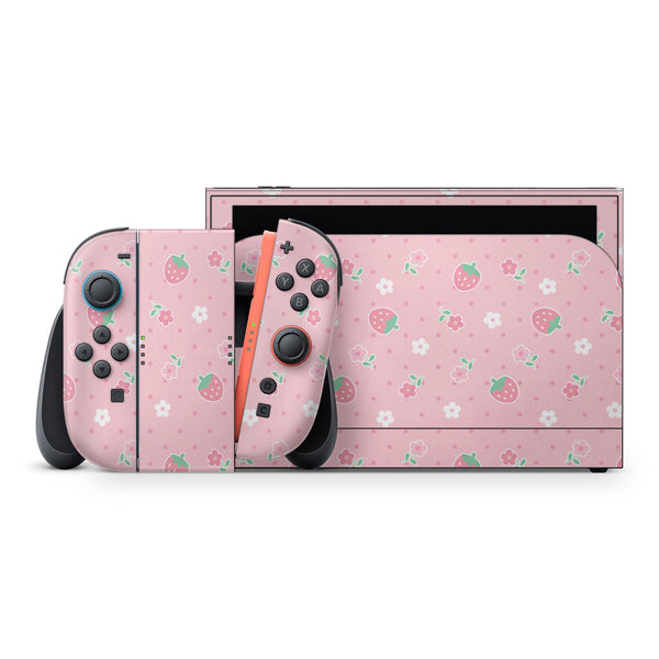 Nintendo Switch 2 Skin Strawberry Flavors Full Wrap Cover