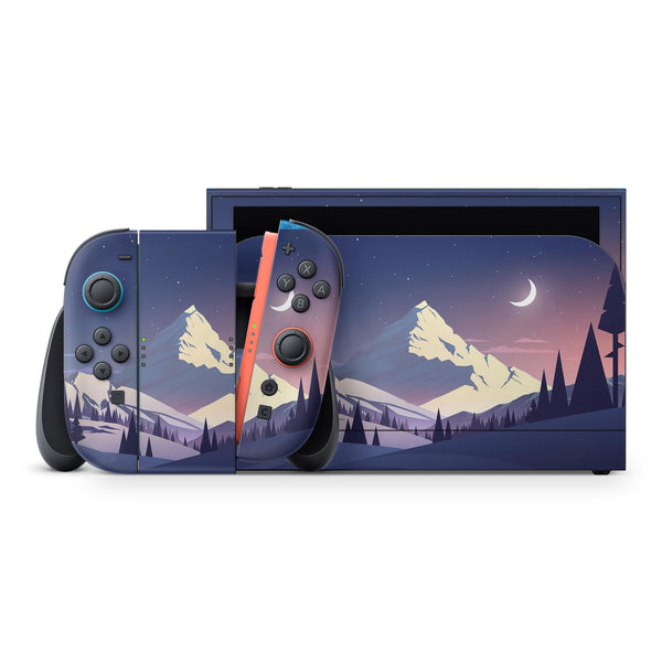 Nintendo Switch 2 Skin Alpine Mountain Full Wrap Cover