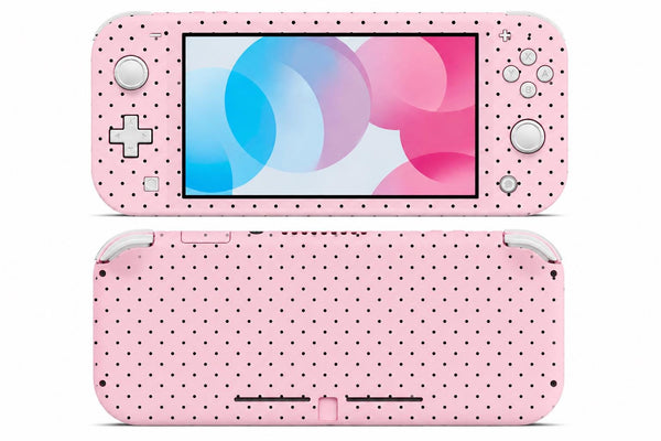 Nintendo Switch Lite Skin Decal For Game Console Dots Pink