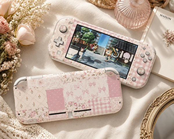 Nintendo Switch Lite Skin Decal For Game Console Coquette Garden