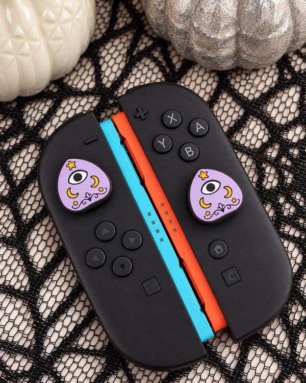 Planchette Lilac Thumb Grips for Switch 2 – Goth Silicone Joystick Caps (Set of 2)