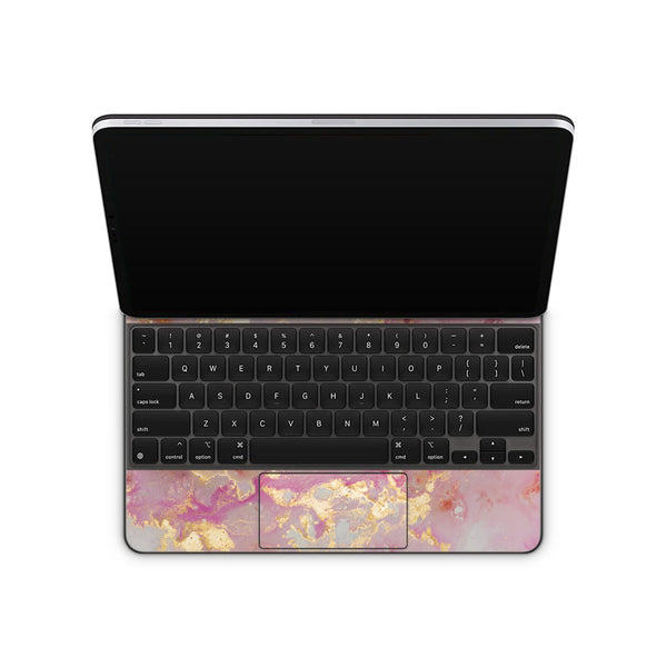 Apple Magic Keyboard Skin Decals Pink Gold Wrap Vinyl