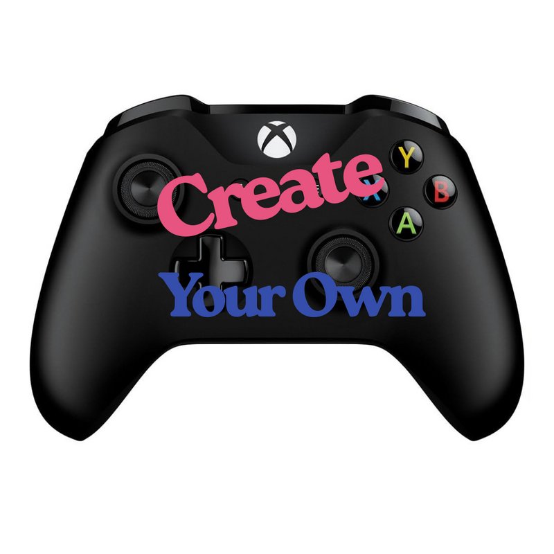 Customizable Xbox One Regular Controller Skin - Create Your Own Design - Wrap Vinyl Sticker