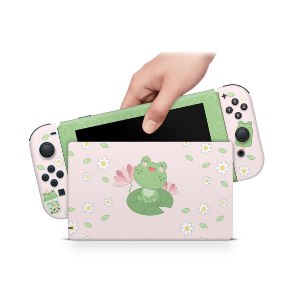 Nintendo Switch Skin Decals - Frog - Wrap Vinyl Sticker