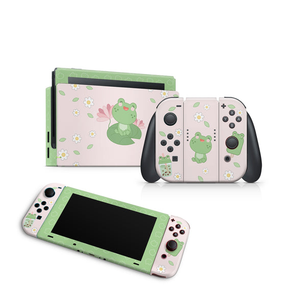 Nintendo Switch Skin Decals - Frog - Wrap Vinyl Sticker