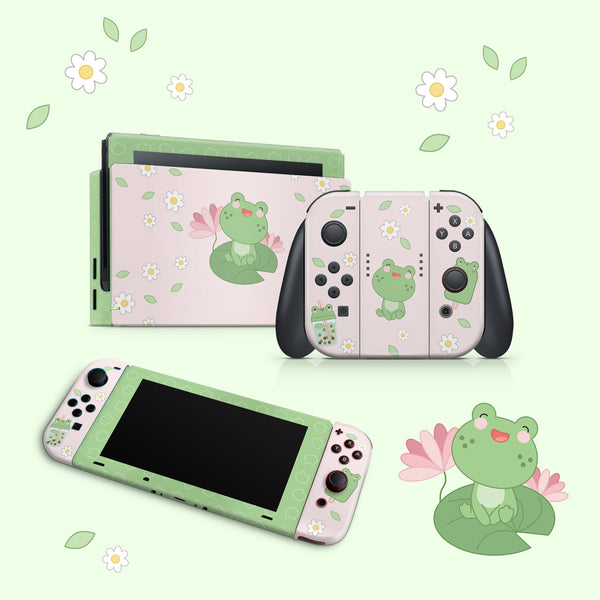 Nintendo Switch Skin Decals - Frog - Wrap Vinyl Sticker