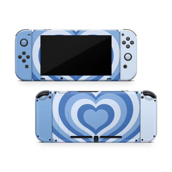 Nintendo Switch Skin Decals - Tunnel Blue - Wrap Vinyl Sticker
