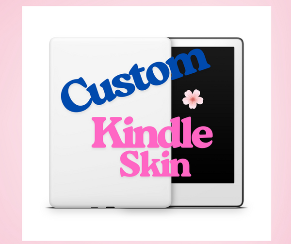 Custom Kindle Skin – Personalized E-Reader Decal Wrap | Upload Your Own Photo or Design | Premium 3M Vinyl Cover
