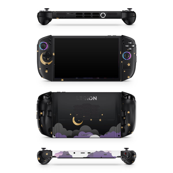 Lenovo Legion Go Vinyl Sticker Black Moon Design Premium Skin Full Wrap