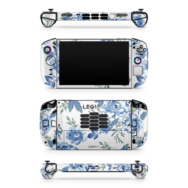 Lenovo Legion Go Vinyl StickerOld Flowers Design Premium Skin Full Wrap