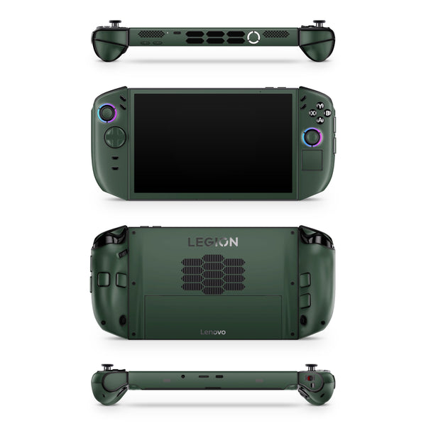 Lenovo Legion Go Skin - Dark Green Vinyl Sticker Wrap | Premium Scratch Resistant Console Cover