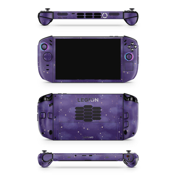 Lenovo Legion Go Vinyl Sticker Cosmos Purple Design Premium Skin Full Wrap