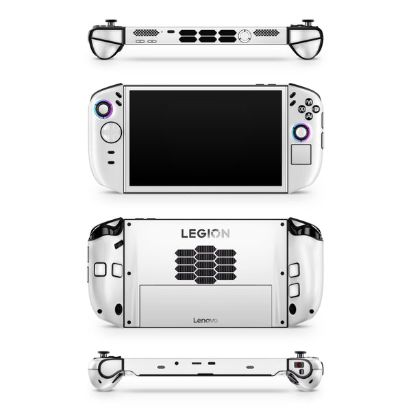 Lenovo Legion Go Vinyl Sticker Solid White Design Premium Skin Full Wrap