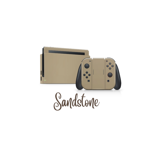 Nintendo Switch Skin Decals -  Sandstone - Wrap Vinyl Sticker - ZoomHitskins