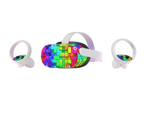 Oculus Quest 2 Skin Mosaic , 3M Decal Wrap Sticker for Oculus Quest 2 VR Headset and Controller - ZoomHitskin