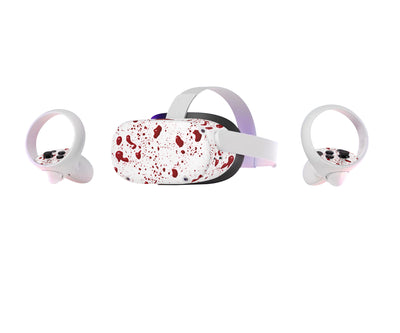 Oculus Quest 2 Skin Blood Splatter, 3M Decal Wrap Sticker for Oculus Quest 2 VR Headset and Controller - ZoomHitskin