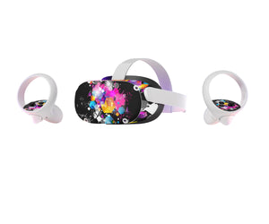 Stickers Skin for Meta Quest 2, Meta Quest 2 VR Headset & Controller, Meta  Quest 2 Stickers, Cute Sticker Protection Accessories(Purple)