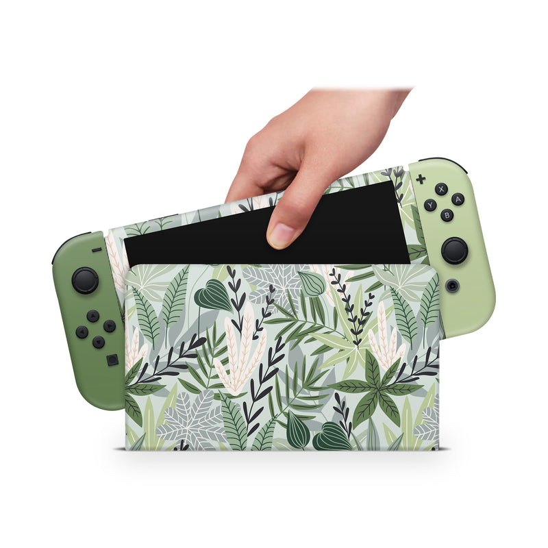 Nintendo Switch Oled Skin Decals - Botany - Wrap Vinyl Sticker - ZoomHitskins