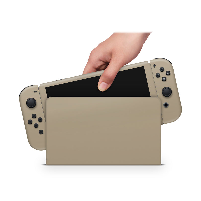 Nintendo Switch Oled Skin Decals - Sandstone - Wrap Vinyl Sticker