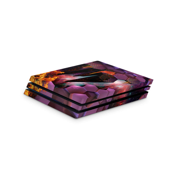 PS4 Skin Decals - Volcano - Full Wrap Vinyl Sticker