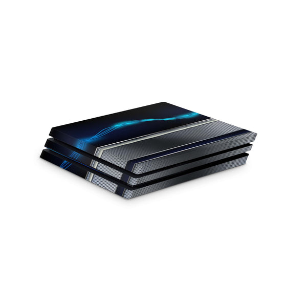 PS4 Skin Decals - Blue Neon - Full Wrap Vinyl Sticker - ZoomHitskins