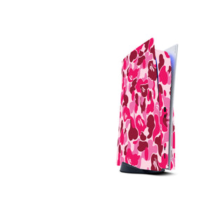 PS5 Skin - Rose Camo - Full Wrap Vinyl Sticker - ZoomHitskins