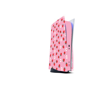 PS5 Skin - Strawberry - Full Wrap Vinyl Sticker - ZoomHitskins