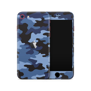 Iphone Skin Decals - Camo Blue - Wrap Vinyl Sticker - ZoomHitskins