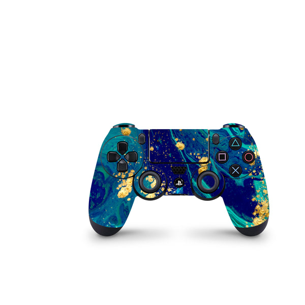 PS4 Pro Skin Decals -  Comet Space Gold - Full Wrap Sticker - ZoomHitskins
