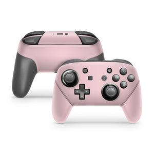 Nintendo Pro Switch Controller Skin Decals - Pink - Wrap Vinyl Sticker - ZoomHitskins