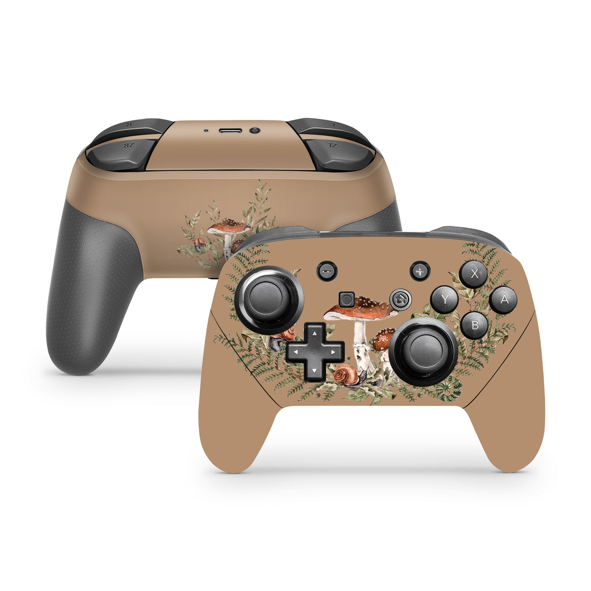 Nintendo Pro Switch Controller Skin Decals - GreenWood - Wrap Vinyl ...