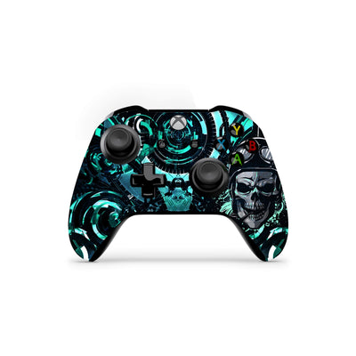 Xbox One Controller Skin Decals - Smoking Skull - Wrap Vinyl Sticker - ZoomHitskins