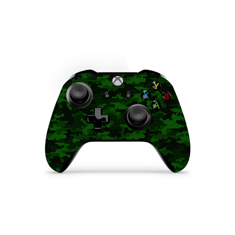 Xbox One Controller Skin Decals - Green Camo - Wrap Vinyl Sticker - ZoomHitskins