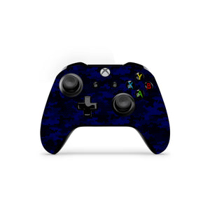 Xbox One Controller Skin Decals - Blue Camo - Wrap Vinyl Sticker - ZoomHitskins