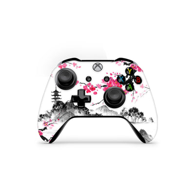 Xbox One Controller Skin - Japanese Temple  - Wrap Vinyl Sticker - ZoomHitskins
