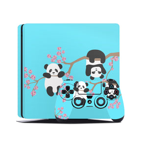 PS4 Skin Decals - Cute Panda - Full Wrap Sticker - ZoomHitskins