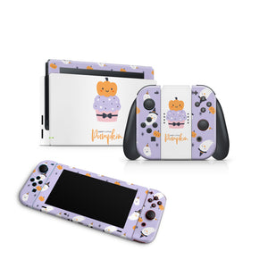 Nintendo Switch Skin Decals -  Pumkin - Wrap Vinyl Sticker - ZoomHitskins
