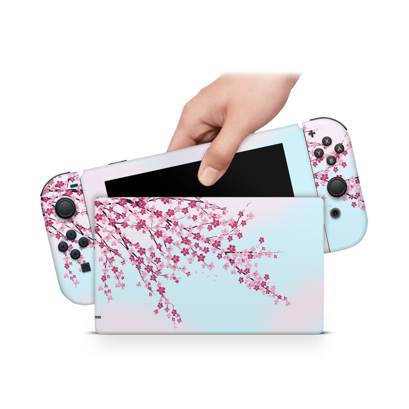 Nintendo Switch Skin Decals - Flowering  - Wrap Vinyl Sticker