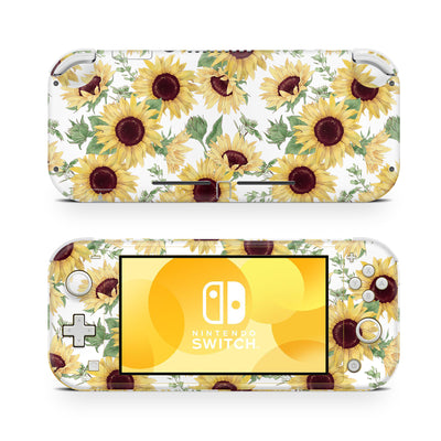 Nintendo Switch Lite Skin Decals - Sunflower - Full Wrap Vinyl Sticker - ZoomHitskins