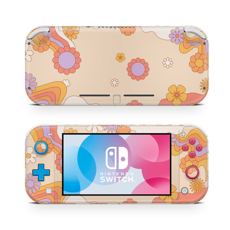 Nintendo Switch Lite Skin Decals - Hippie - Wrap Vinyl Sticker