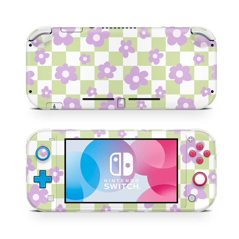 Nintendo Switch Lite Skin Decals - CheckBoard - Wrap Vinyl Sticker