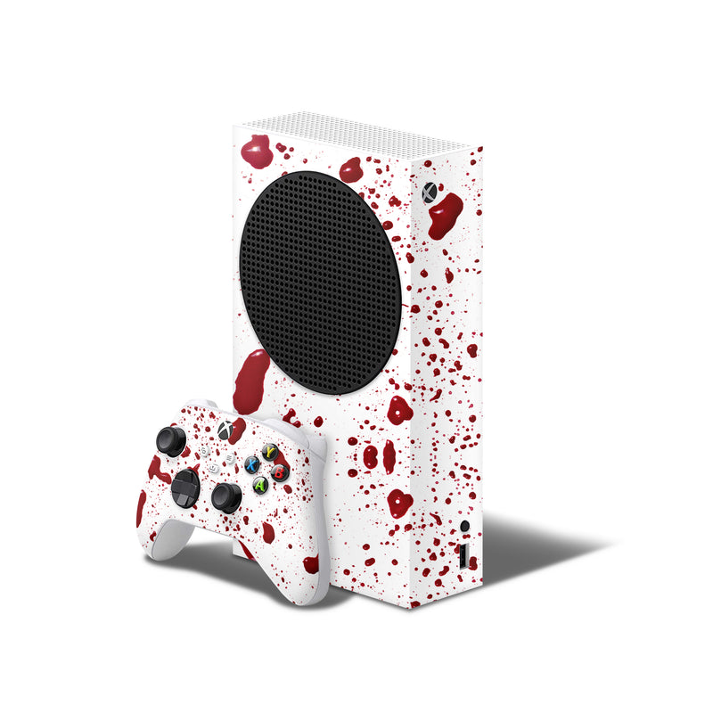 Xbox Series S Skin Decals - Blood Splash - Wrap Vinyl Sticker - ZoomHitskins